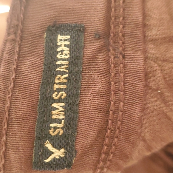 American Eagle Maroon 29x32 Extreme Flex Chinos - Picture 5 of 5